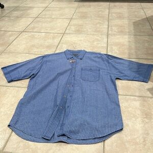 $ Newton trading co size large button down shirt